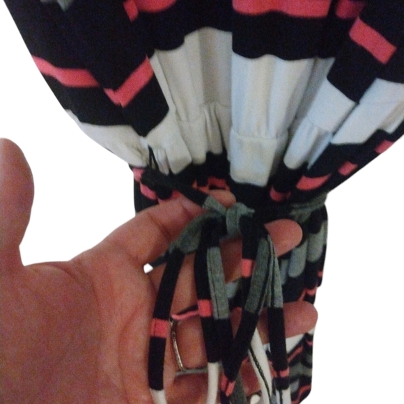 Merona Horizontal Stripped Tank Midi Length Comfy Plus Size Dress XXL - Picture 4 of 10